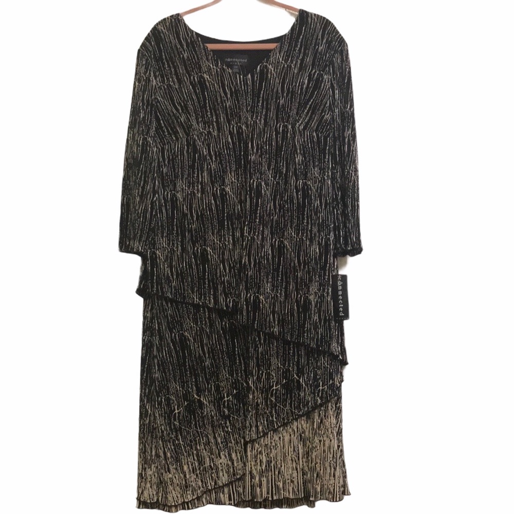 NWT Connected Woman Layered Dress size 20W